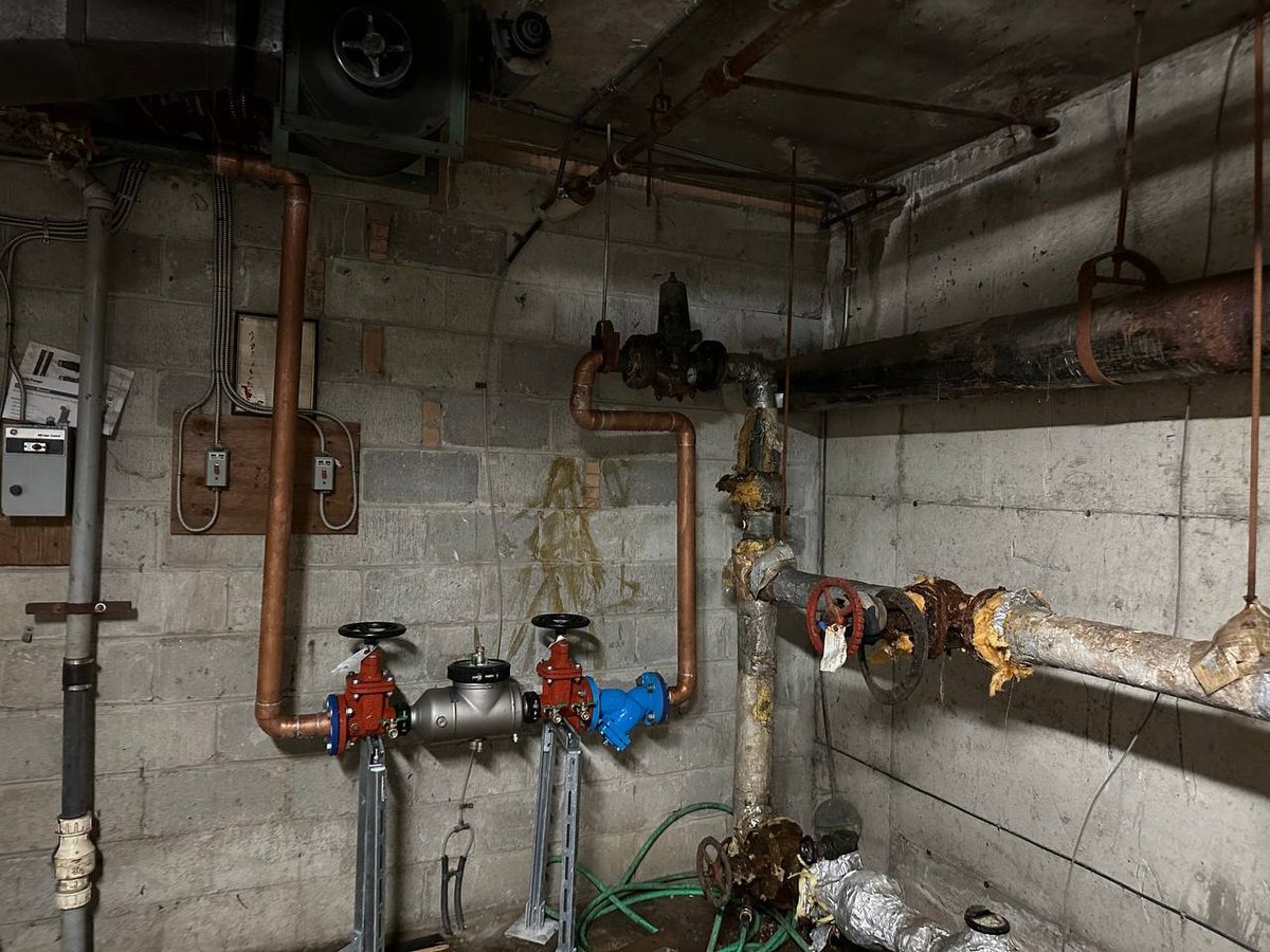 A code-compliant backflow preventer installation on a commercial property serving Mississauga